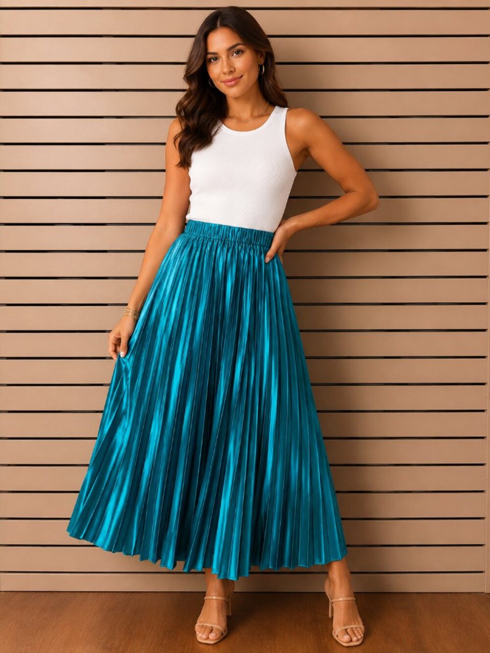 Turquoise Trails Maxi Skirt